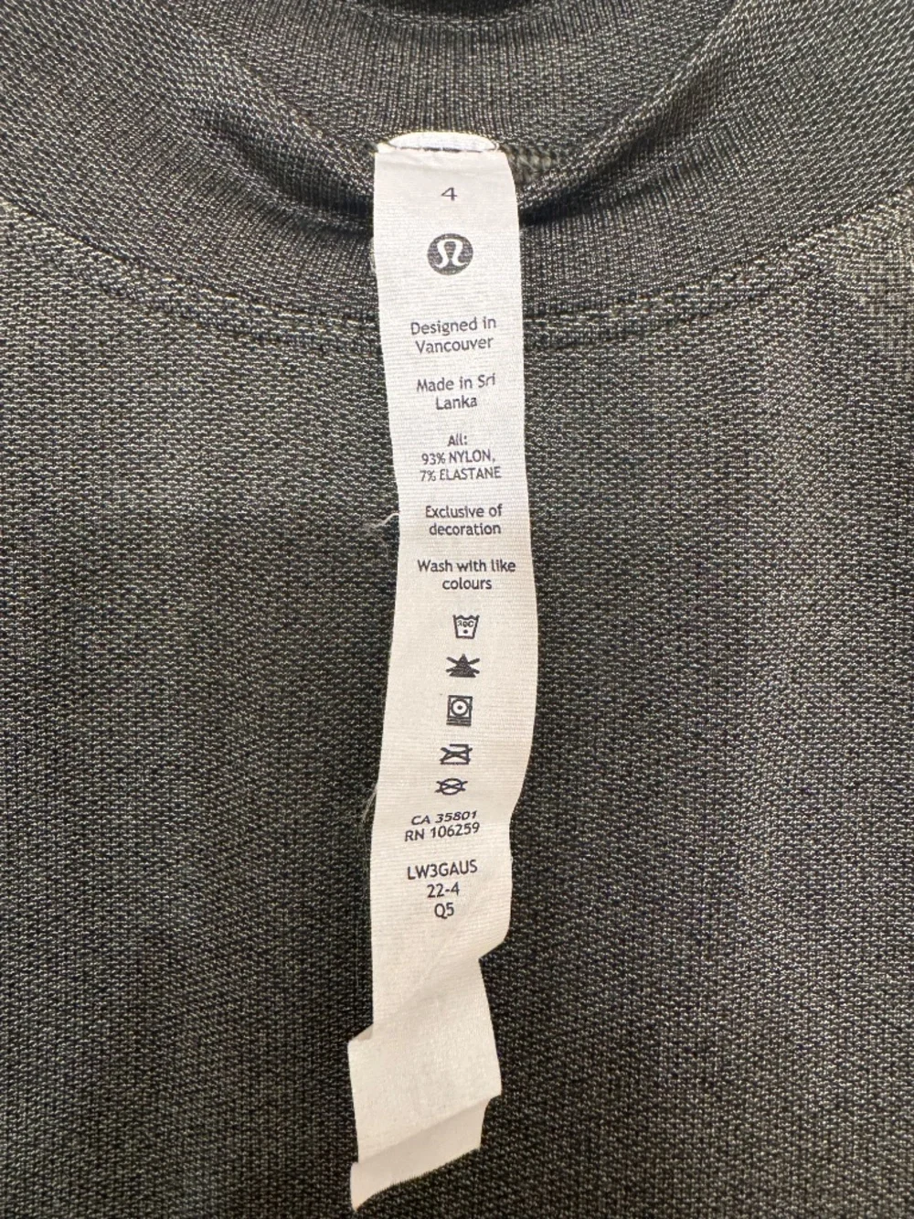 Lululemon Seamless Training short sleeve shirt